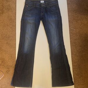 Hudson Jeans Dark Blue Flare Leg Denim